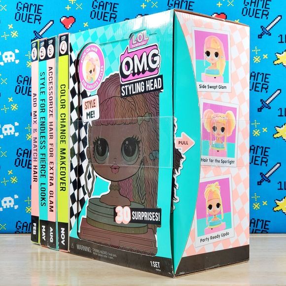 LOL Surprise OMG Neonlicious Neon Styling Head with 30 Surprises - Picture 9 of 11